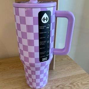 Hydrojug Lavender Checkers 40oz. Traveler